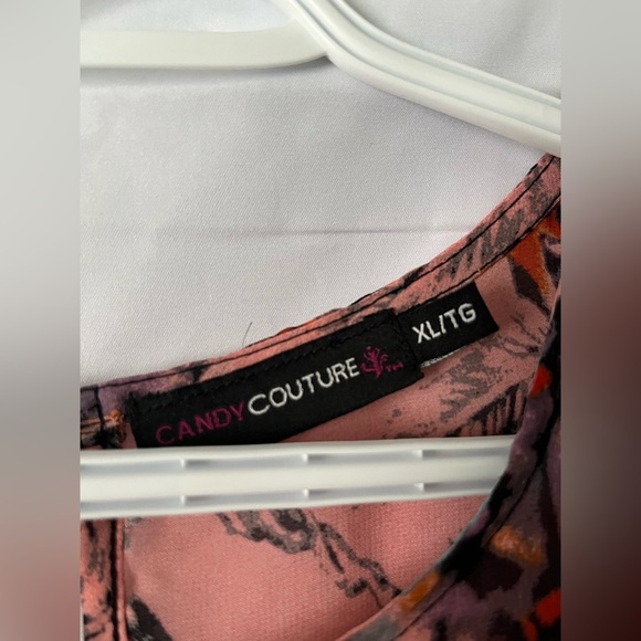 Candy Couture Top Size XL Sleeveless - Picture 2 of 2